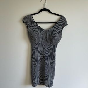 BNWT Sparkly Black and Silver Mini Dress